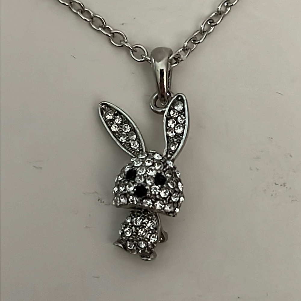 SO bunny rabbit necklace